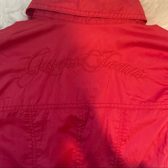 2 for $20⭐️Guess deep coral dress shirt. Small - Picture 3 of 4